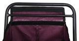 Greenlands 30L Portable Folding Aluminum Storage Bin – Rust-Resistant, Powder-Coated Frame with Water-Resistant Fabric for Camping, Tools & Travel – No Assembly Required (Wine)