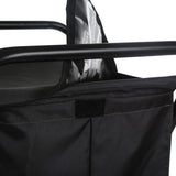 Greenlands 30L Large Mild Steel Grey Camping Storage Bin with Folding Frame with Rust-Resistant Polyester Fabric for Outdoor Gear- No Assembly Required