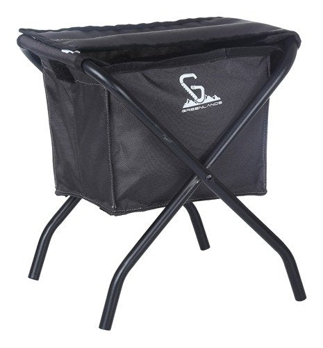 Greenlands 15L Mild Steel Camping Storage Bin – Durable Grey Color Container for Outdoor Gear & Travel Essentials