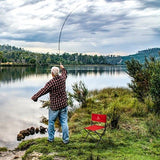 Greenlands Camping Chair Mild Steel Red