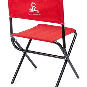 Greenlands Camping Chair Mild Steel Red