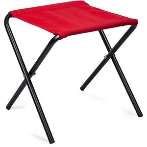 Greenlands Camping Stool Mild Steel Size Medium Red